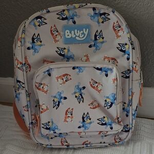 Bluey Kids Backpack - Beige And Orange